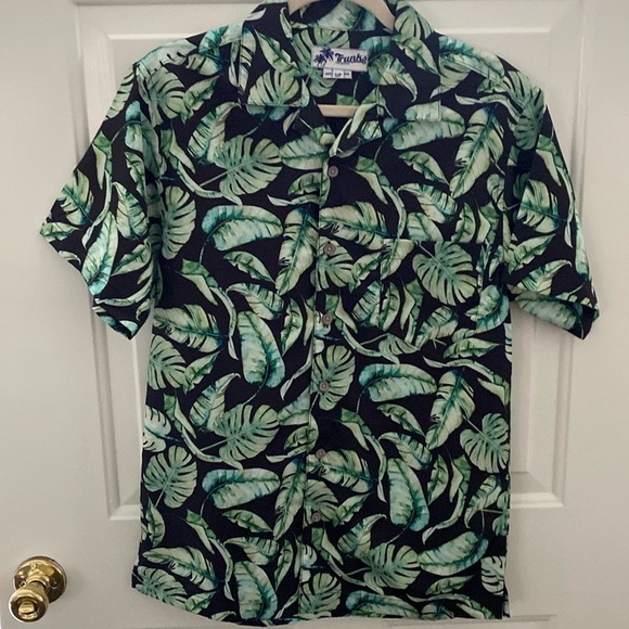 Trunks Surf and Swim Men’s Aloha Hawaiian Swim Trunks Matching Shirt. Size Small - Picture 2 of 16